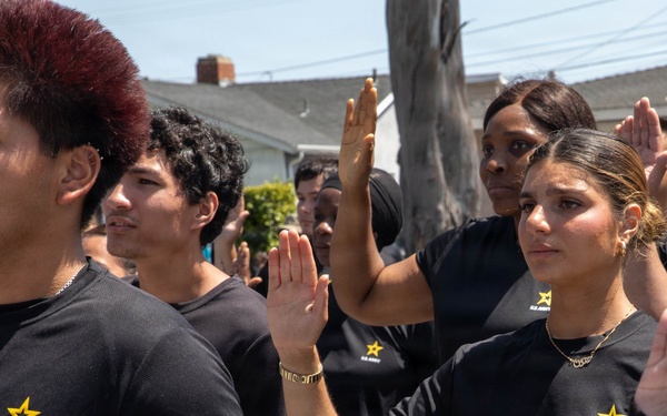 Future Army Soldiers take oath of enlistment at TAFDA 2026