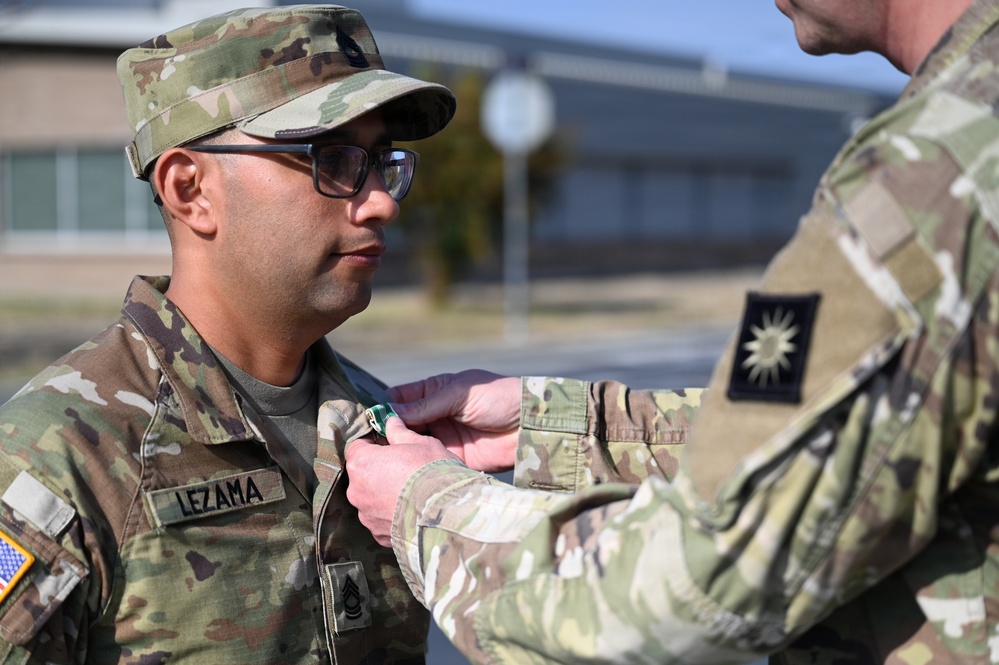 40th ID Master Sergeant receives Army Commendation Medal