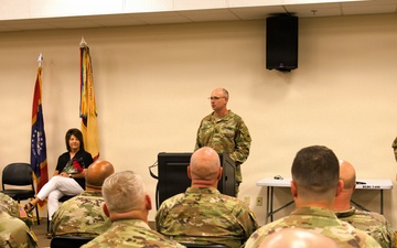 184th Expeditionary Sustainment Command, MSARNG, Promotion Ceremony of Sgt. Maj. Michael White