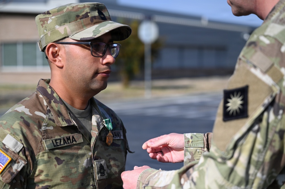40th ID Master Sergeant receives Army Commendation Medal
