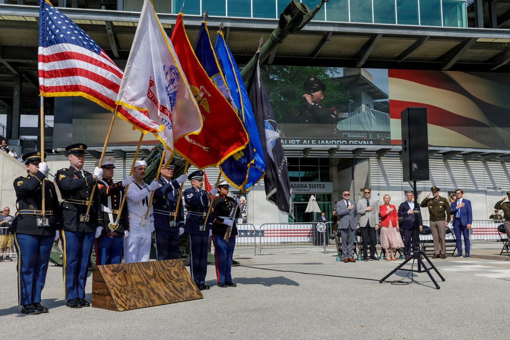Color Guard at Joint Enlistment Ceremony