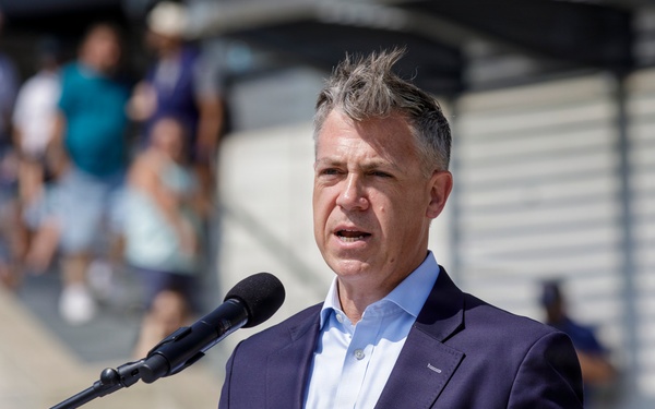 U.S. Senator Jim Banks Addresses New Enlistees