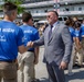 Michael Dodd Greets New Enlistees