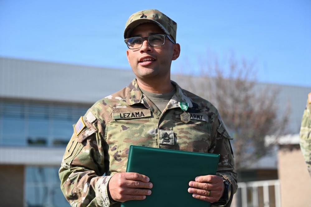 40th ID Master Sergeant receives Army Commendation Medal