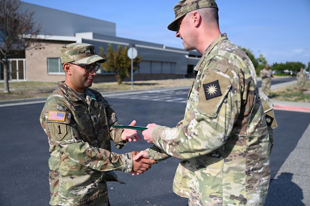 40th ID Master Sergeant receives Army Commendation Medal