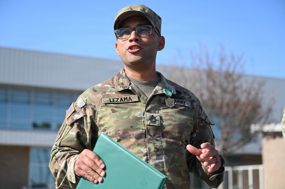 40th ID Master Sergeant receives Army Commendation Medal