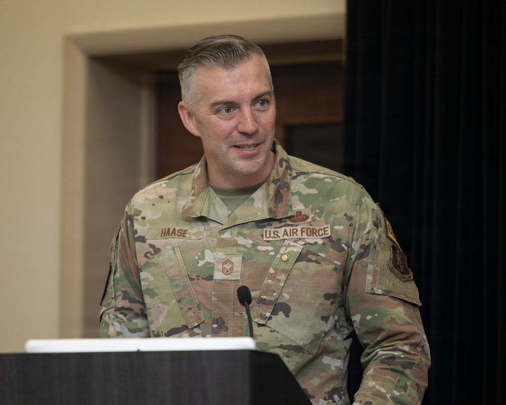 Chief Master Sgt. Jason Haase retires