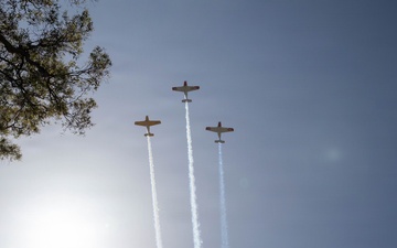 Aircraft Fly Over Torrance Armed Forces Parade (TAFDA)