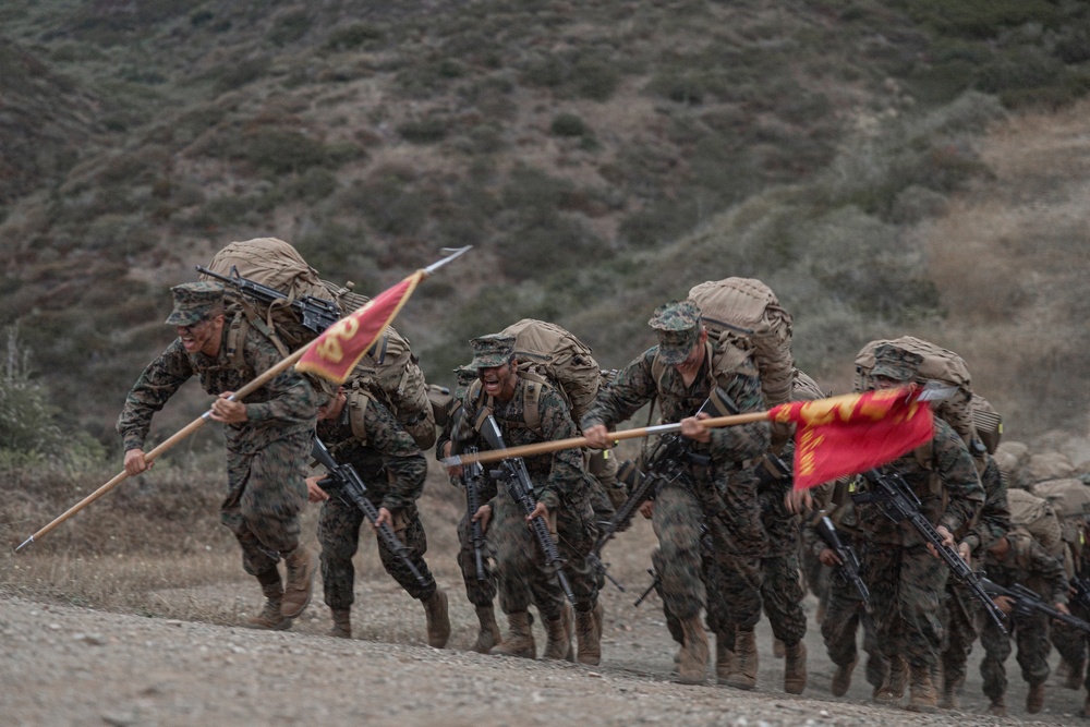 Kilo Company Crucible Hike and EGA Ceremony