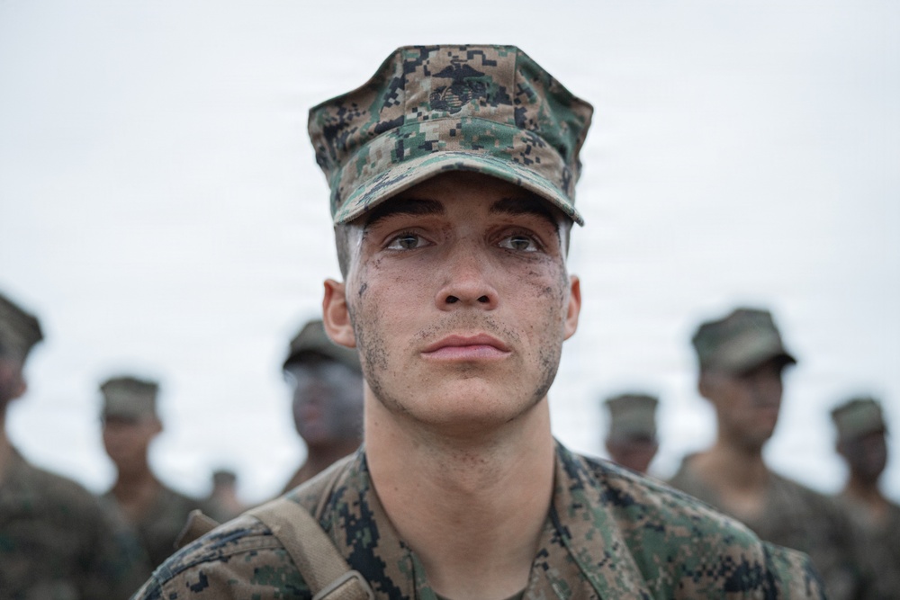 Kilo Company Crucible Hike and EGA Ceremony