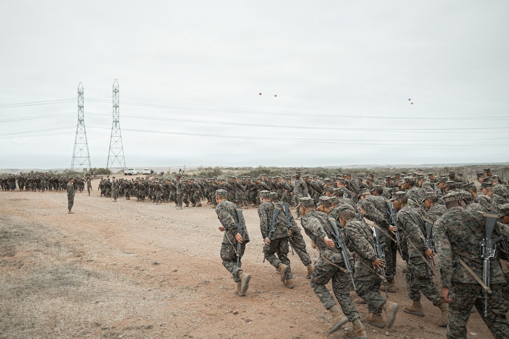 Kilo Company Crucible Hike and EGA Ceremony