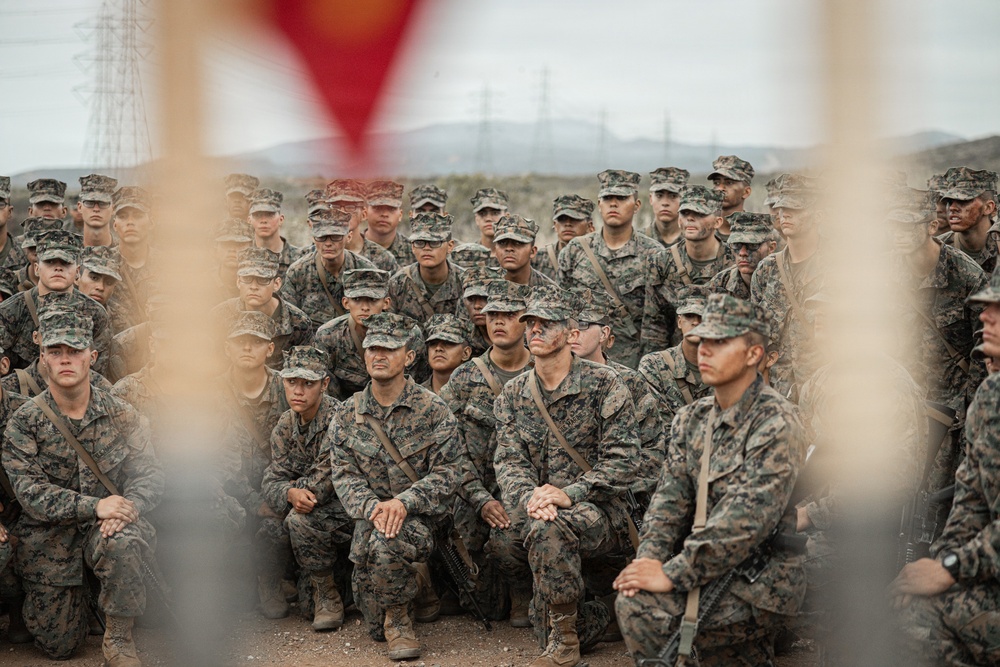 Kilo Company Crucible Hike and EGA Ceremony