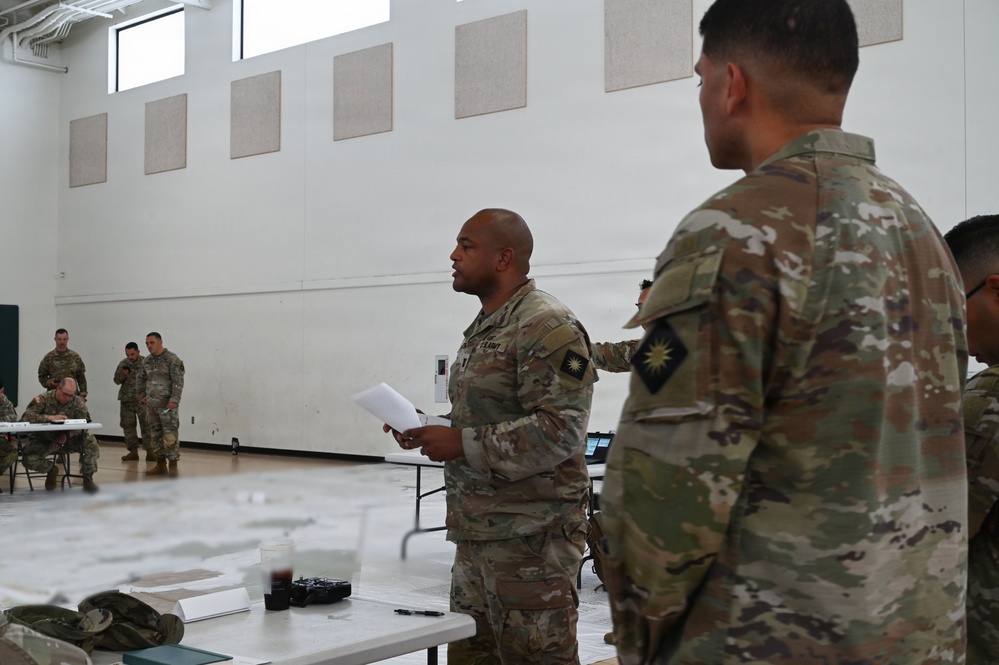 40th Infantry Division hold rehearsal for annual training