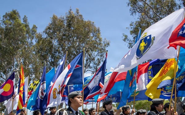 JROTC Saxon Battalion March at TAFDA 2026