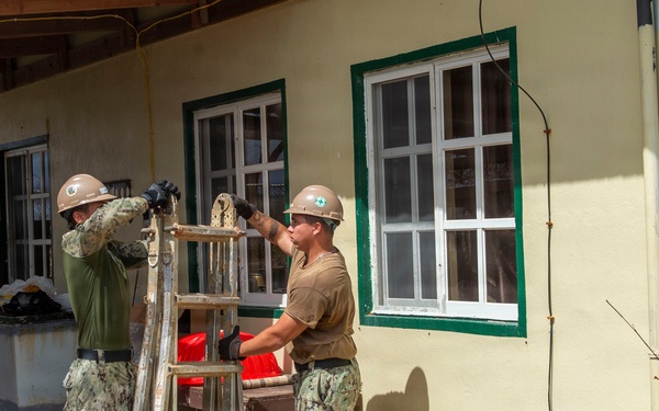 U.S. Armed Forces Help Rebuild Tinian After Sinlaku