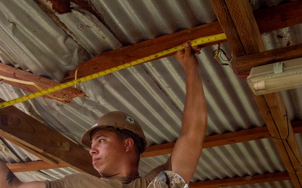 U.S. Armed Forces Help Rebuild Tinian After Sinlaku