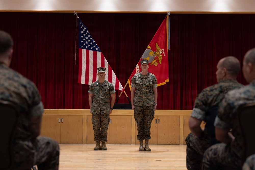 12th Marine Littoral Regiment Headquarters Change of Command