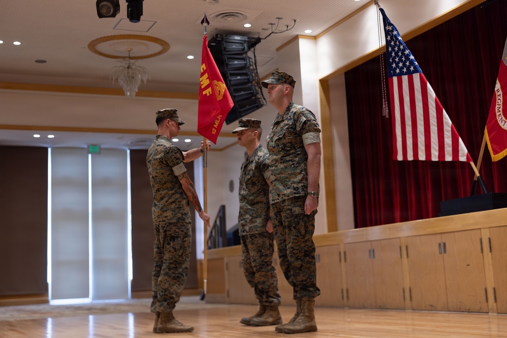 12th Marine Littoral Regiment Headquarters Change of Command