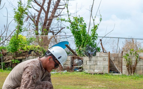 U.S. Armed Forces Help Rebuild Tinian After Sinlaku