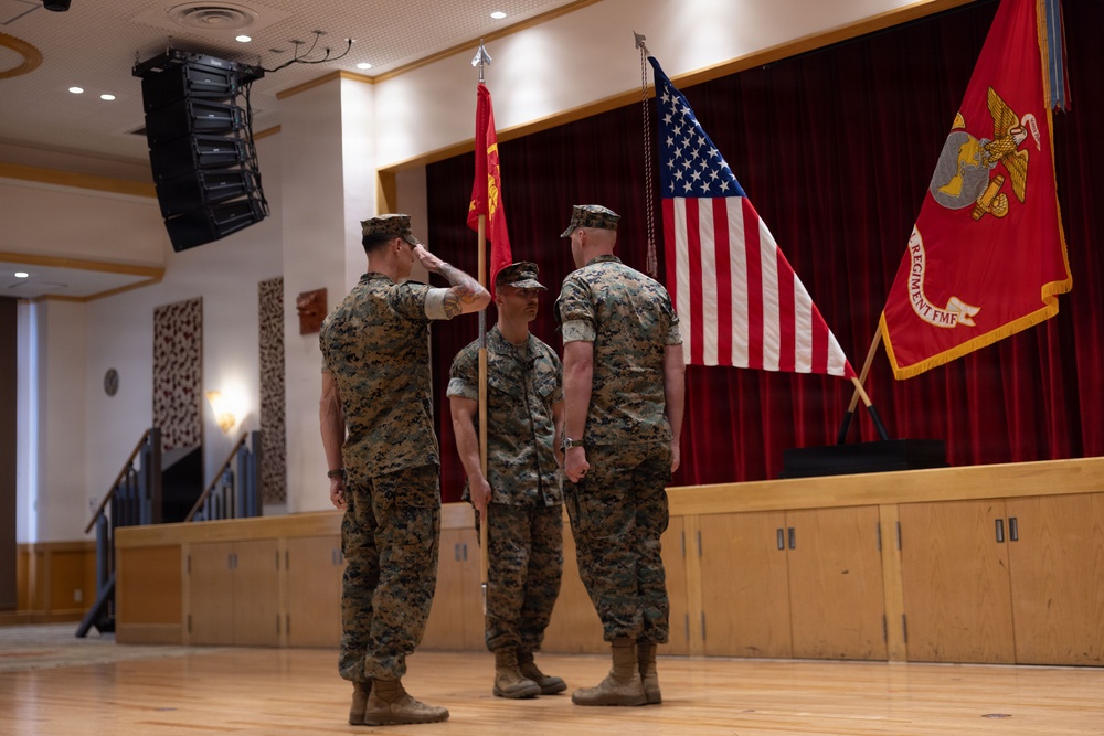 12th Marine Littoral Regiment Headquarters Change of Command