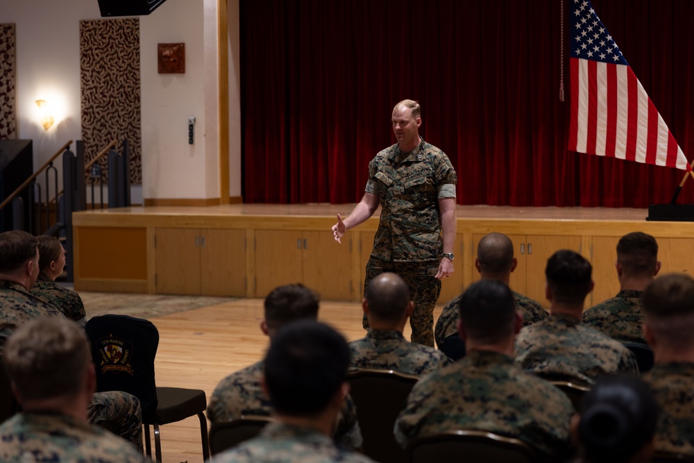 12th Marine Littoral Regiment Headquarters Change of Command