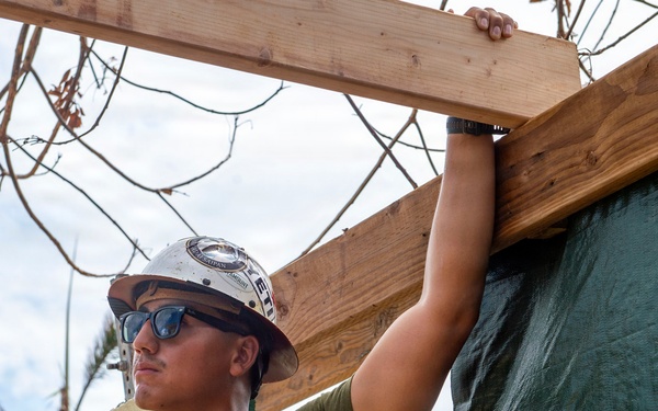 U.S. Armed Forces Help Rebuild Tinian After Sinlaku