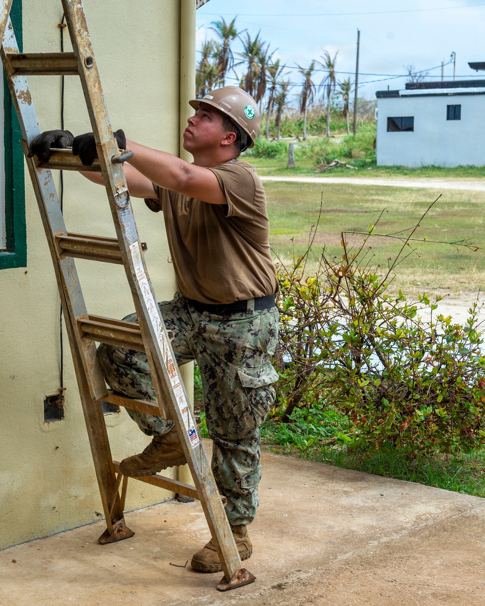 U.S. Armed Forces Help Rebuild Tinian After Sinlaku