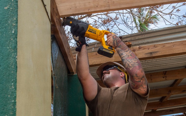 U.S. Armed Forces Help Rebuild Tinian After Sinlaku