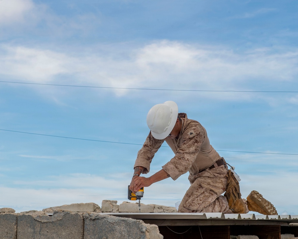 U.S. Armed Forces Help Rebuild Tinian After Sinlaku