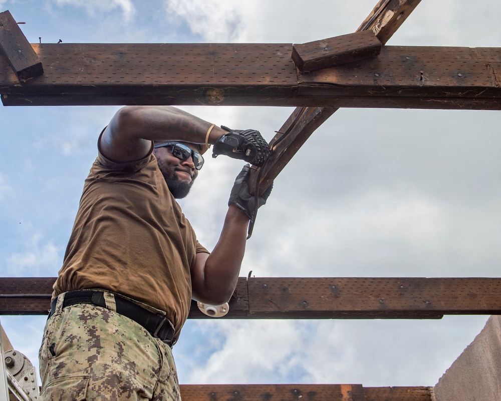U.S. Armed Forces Help Rebuild Tinian After Sinlaku