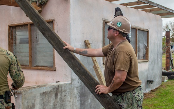U.S. Armed Forces Help Rebuild Tinian After Sinlaku
