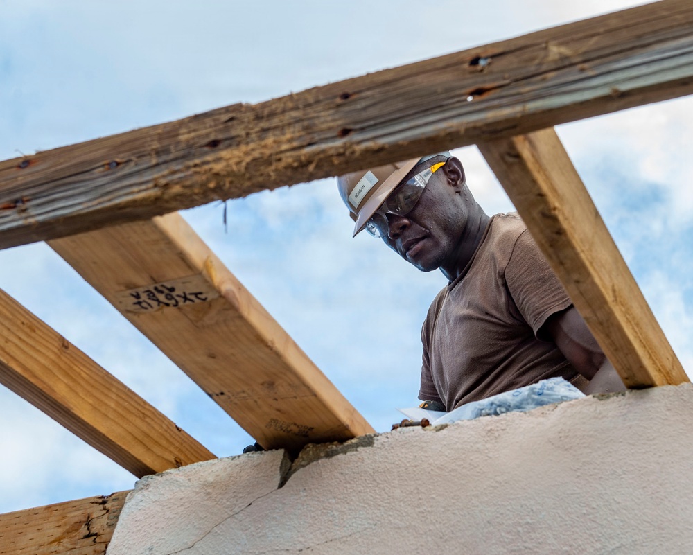 U.S. Armed Forces Help Rebuild Tinian After Sinlaku