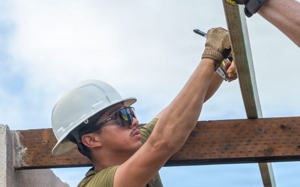 U.S. Armed Forces Help Rebuild Tinian After Sinlaku