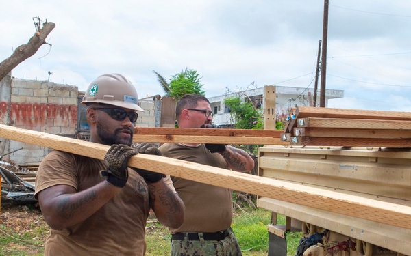 U.S. Armed Forces Help Rebuild Tinian After Sinlaku