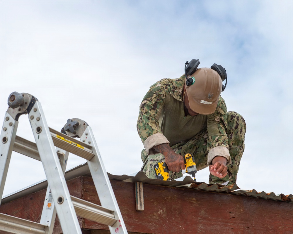 U.S. Armed Forces Help Rebuild Tinian After Sinlaku