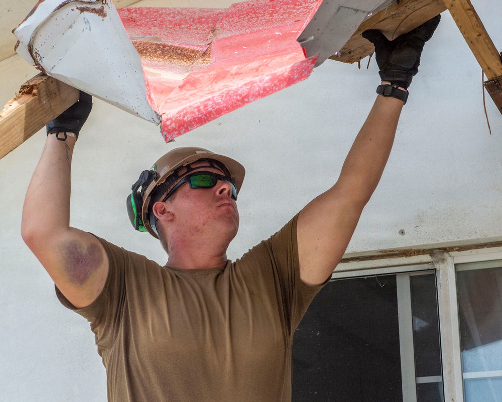 U.S. Armed Forces Help Rebuild Tinian After Sinlaku