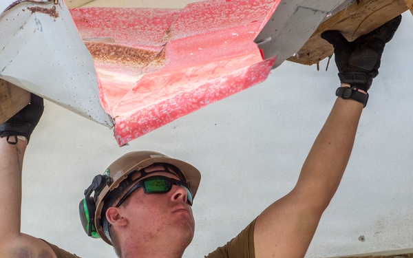 U.S. Armed Forces Help Rebuild Tinian After Sinlaku