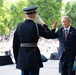 U.S. Army “Old Guard” Soldier escorts Medal of Honor Recipient during Freedom 250 Event