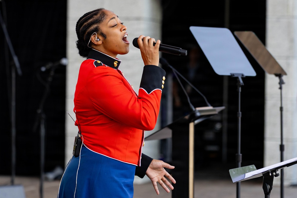 “The President’s Own” United States Marine Band performs at Freedom 250 Event