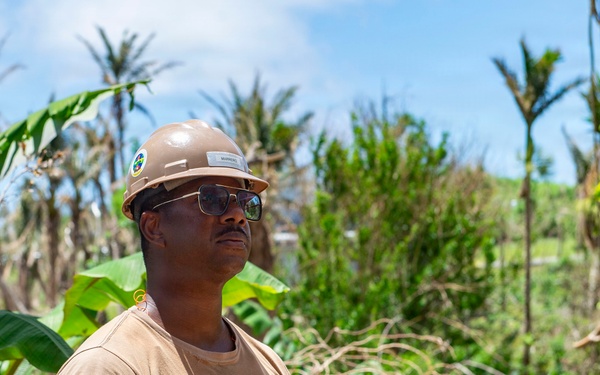 U.S. Armed Forces Help Rebuild Tinian After Sinlaku