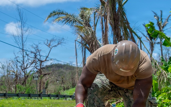 U.S. Armed Forces Help Rebuild Tinian After Sinlaku