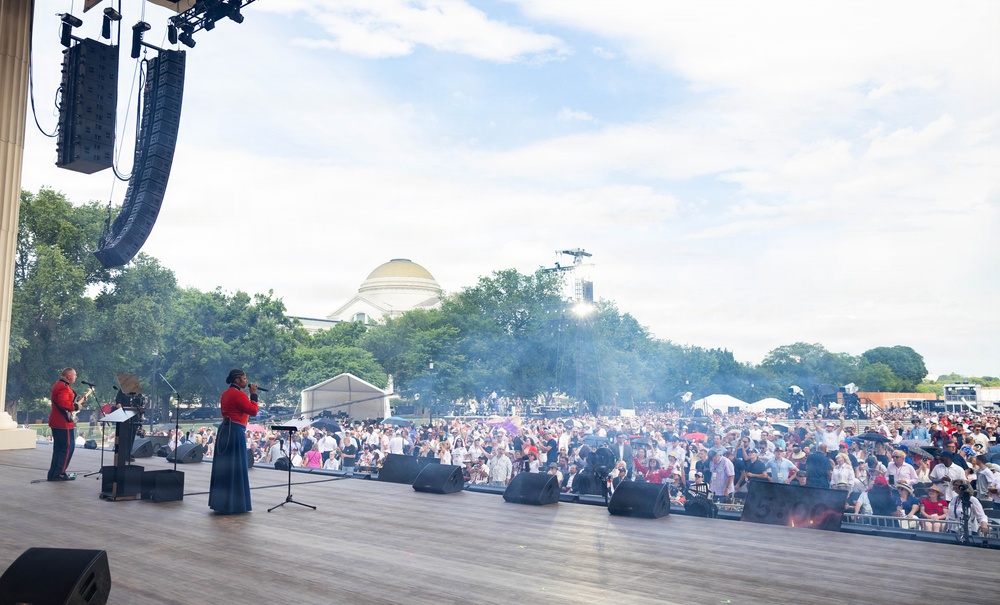 “The President’s Own” United States Marine Band performs at Freedom 250 Event