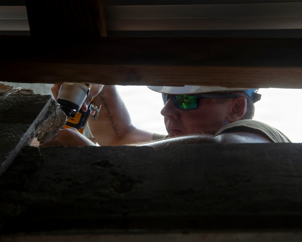 U.S. Armed Forces Help Rebuild Tinian After Sinlaku