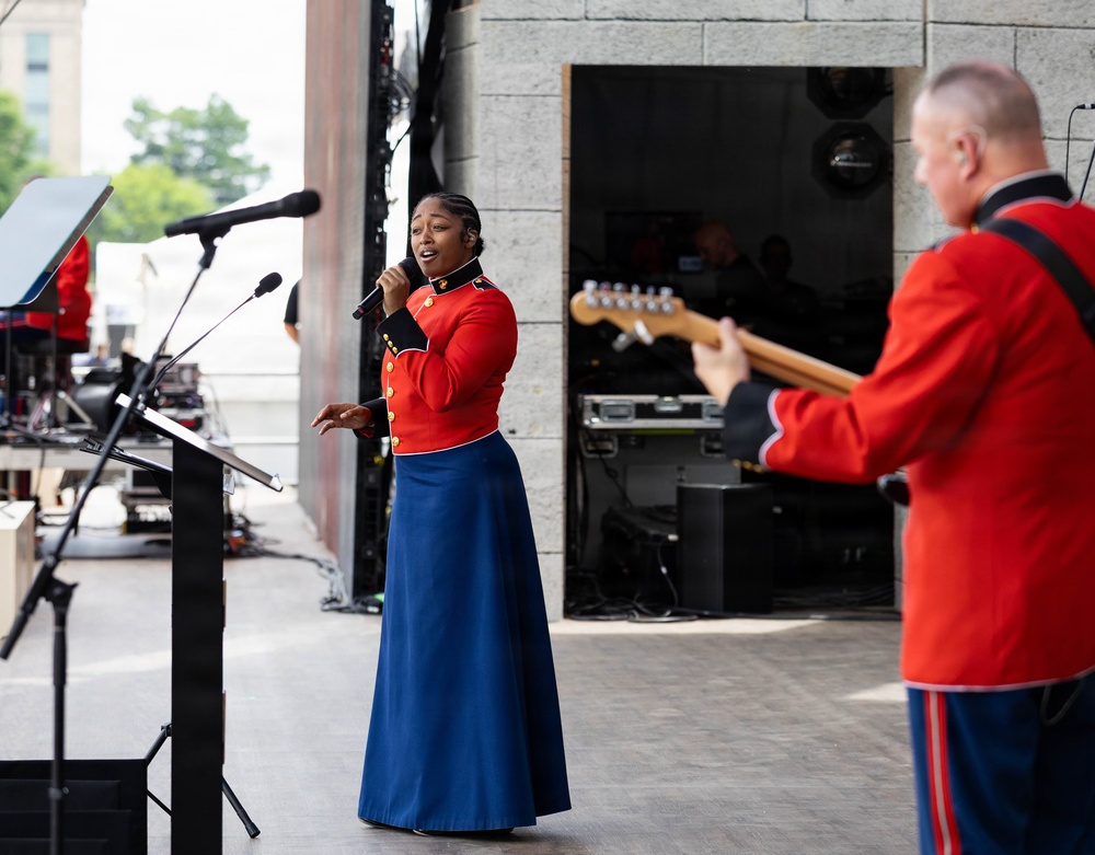 “The President’s Own” United States Marine Band performs at Freedom 250 Event