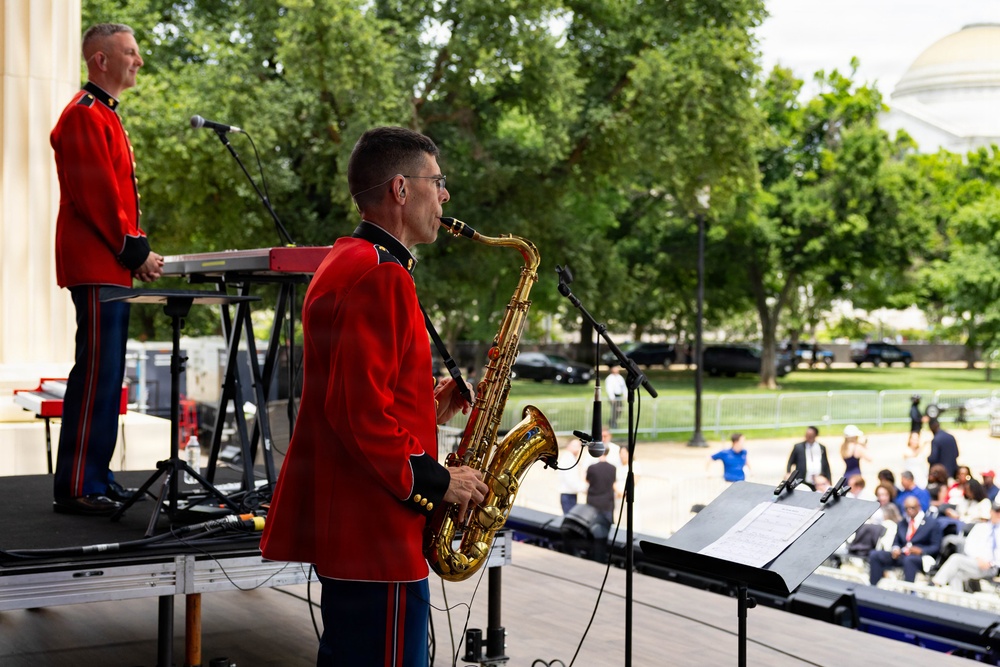 “The President’s Own” United States Marine Band performs at Freedom 250 Event