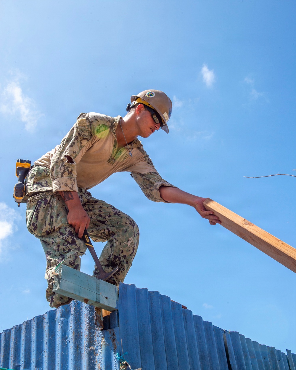 U.S. Armed Forces Help Rebuild Tinian After Sinlaku