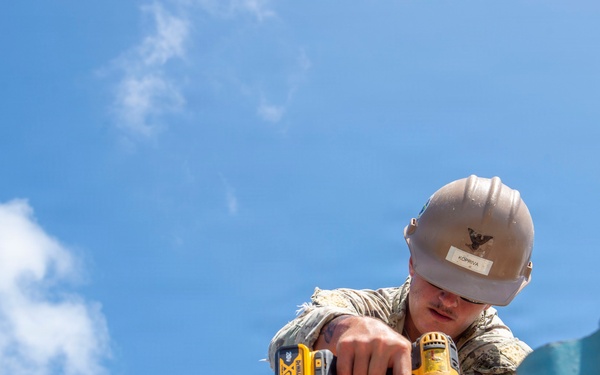 U.S. Armed Forces Help Rebuild Tinian After Sinlaku