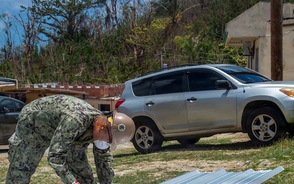 U.S. Armed Forces Help Rebuild Tinian After Sinlaku