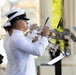 United States Navy Band performs during Freedom 250 event