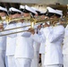 United States Navy Band performs during Freedom 250 event